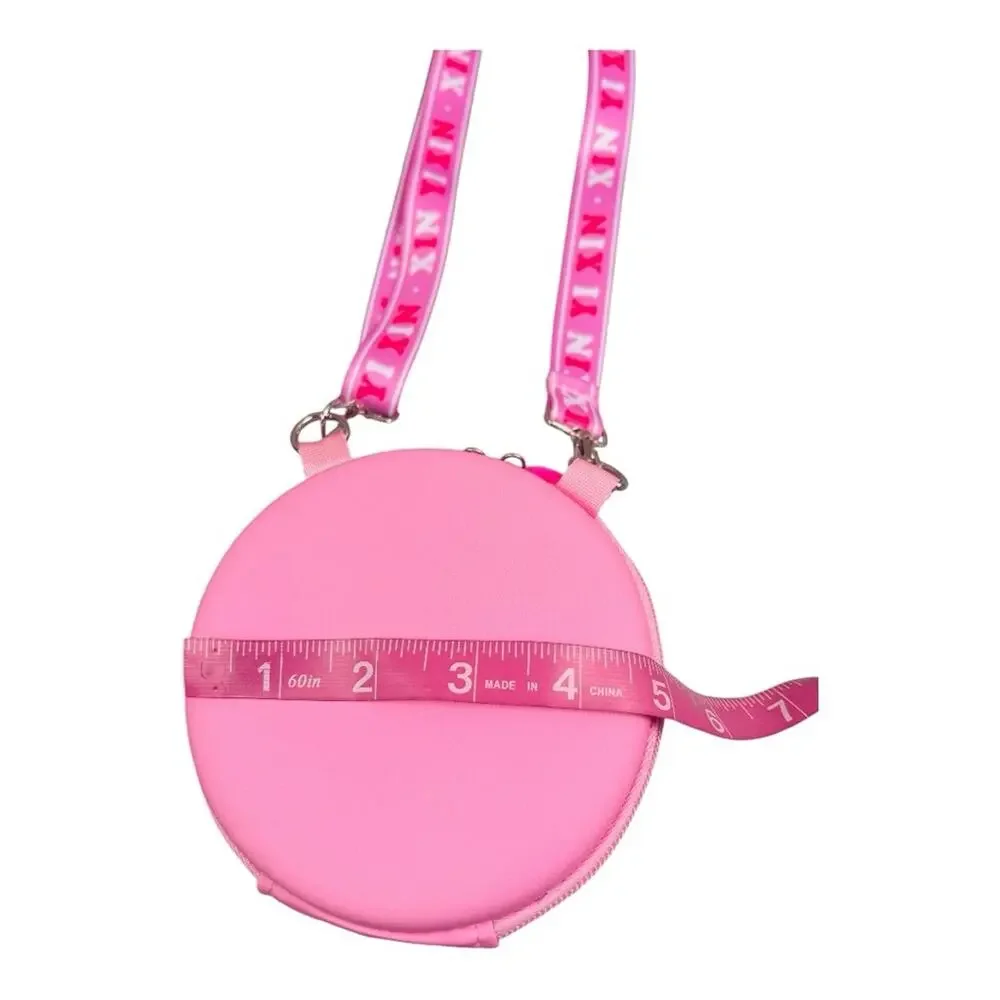 Kuromi Pink Round Crossbody Bag